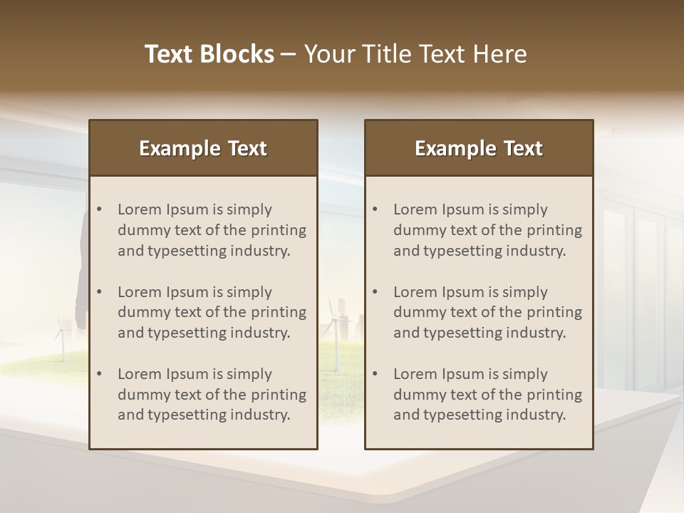 Click Nature Group PowerPoint Template