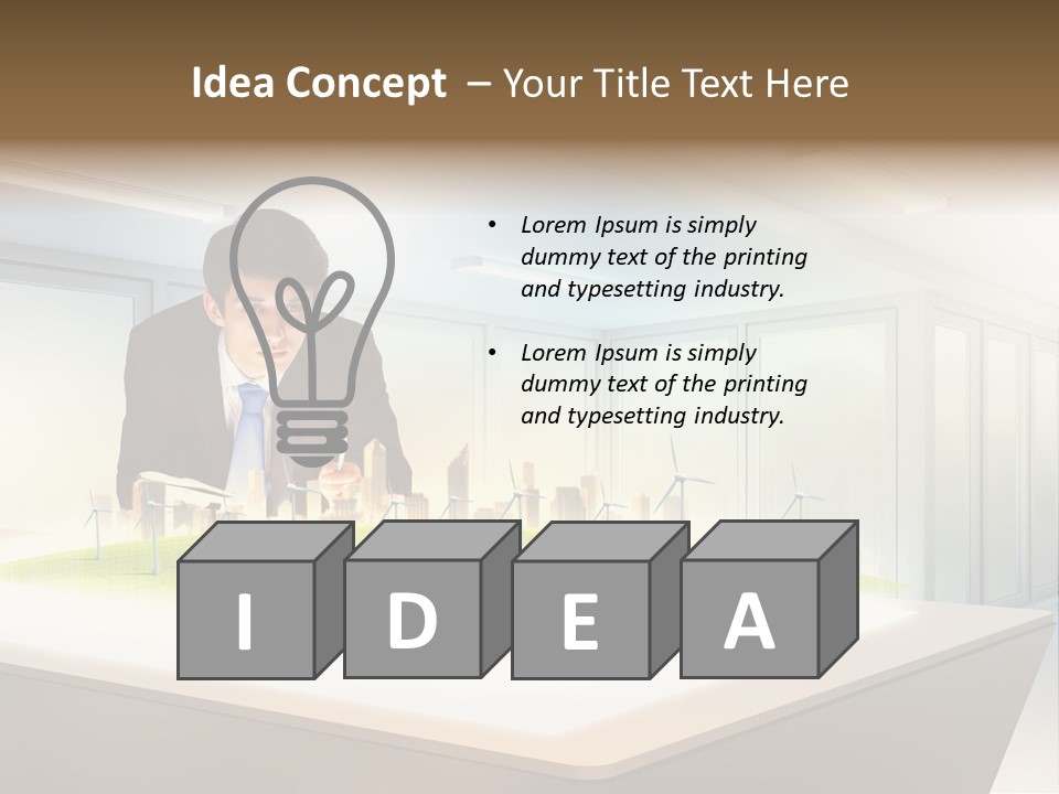 Click Nature Group PowerPoint Template