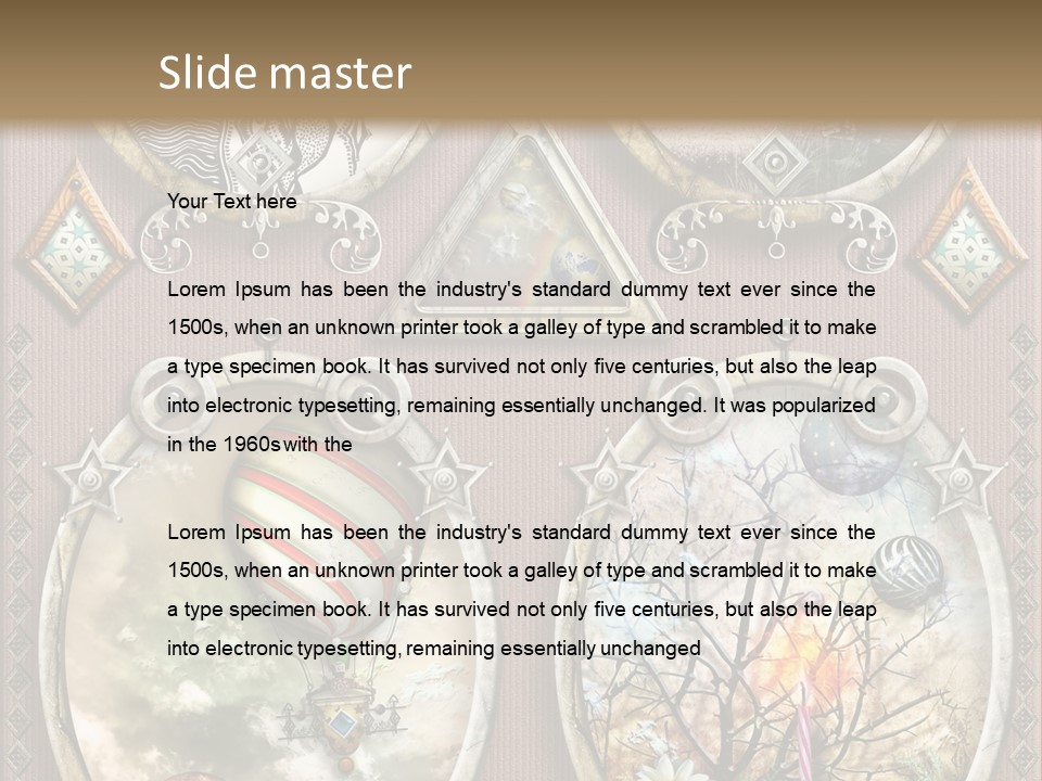 Tale Magic Deserted PowerPoint Template