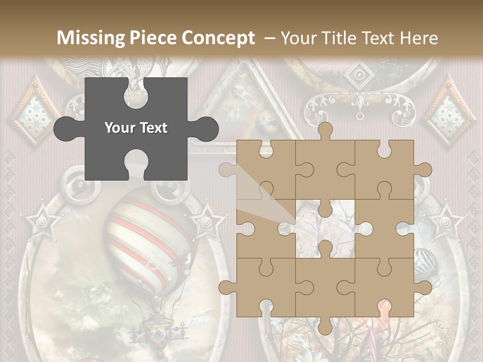 Tale Magic Deserted PowerPoint Template