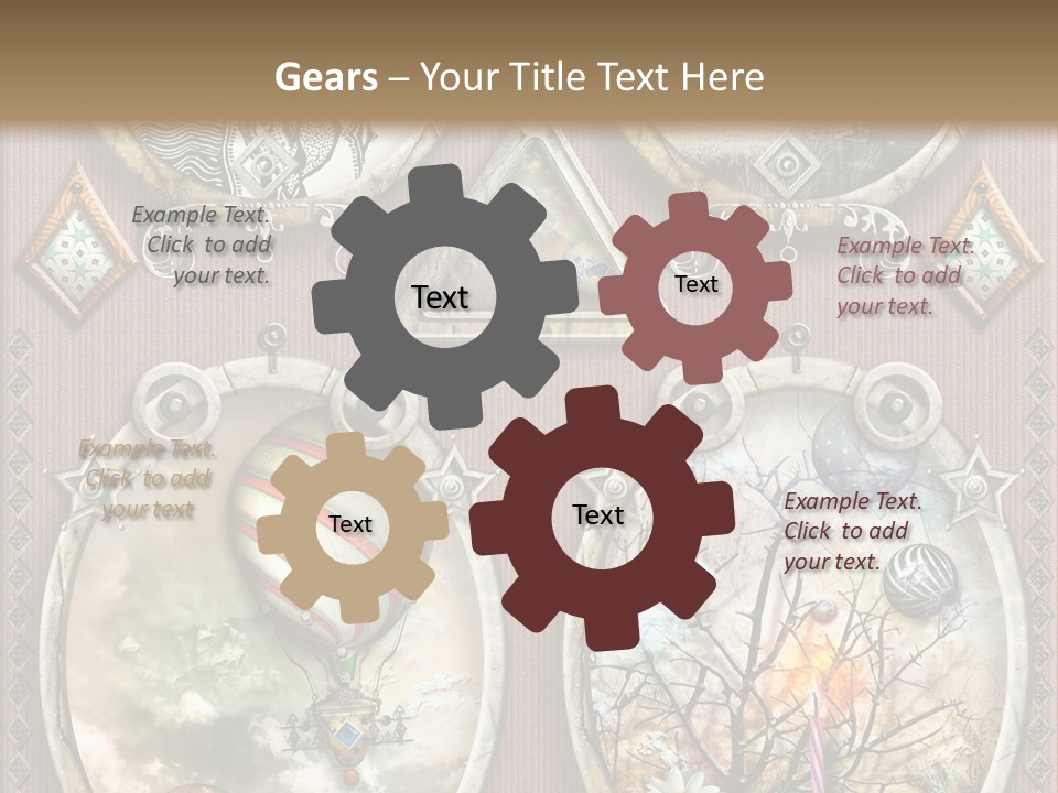 Tale Magic Deserted PowerPoint Template