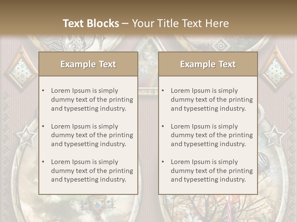 Tale Magic Deserted PowerPoint Template
