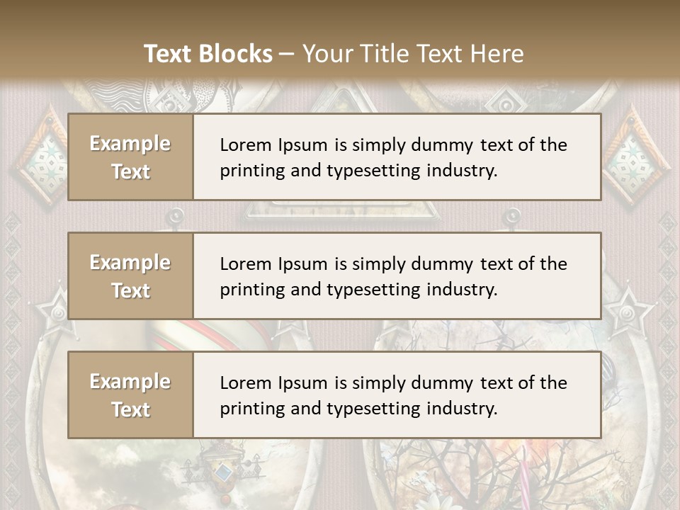 Tale Magic Deserted PowerPoint Template