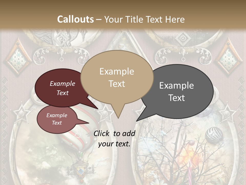 Tale Magic Deserted PowerPoint Template