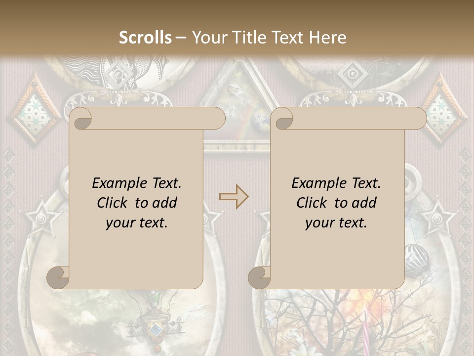 Tale Magic Deserted PowerPoint Template