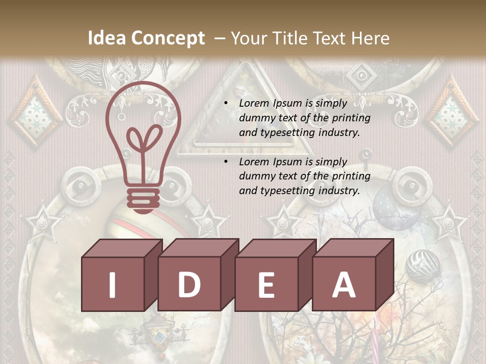 Tale Magic Deserted PowerPoint Template