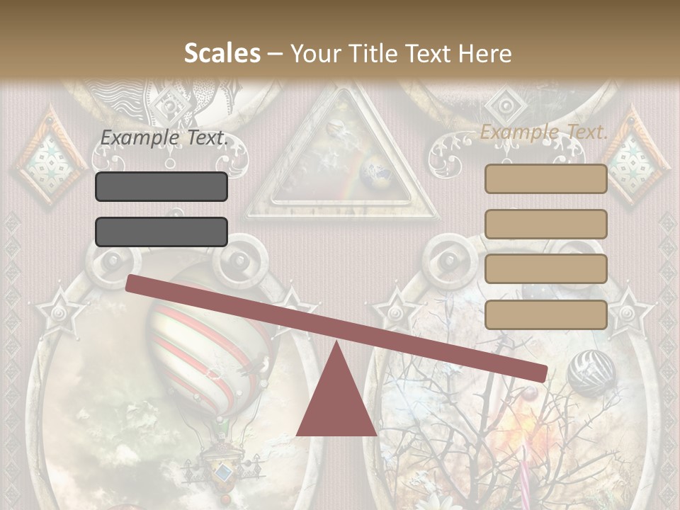 Tale Magic Deserted PowerPoint Template