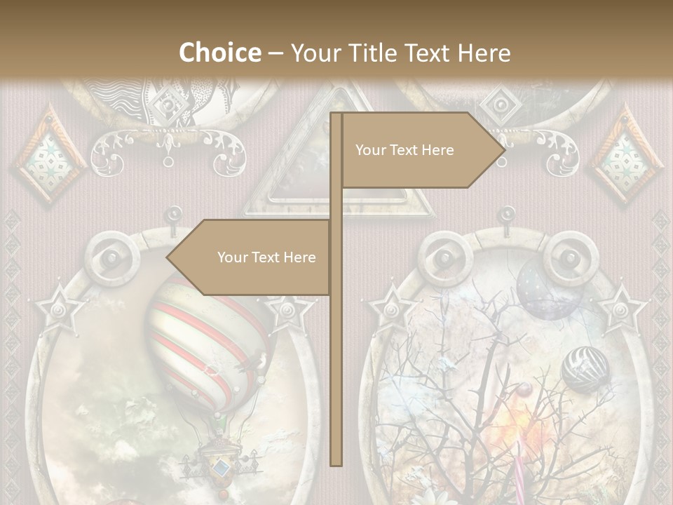 Tale Magic Deserted PowerPoint Template