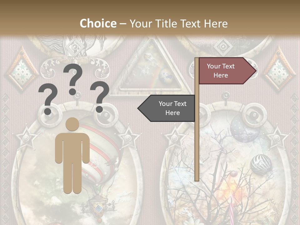 Tale Magic Deserted PowerPoint Template