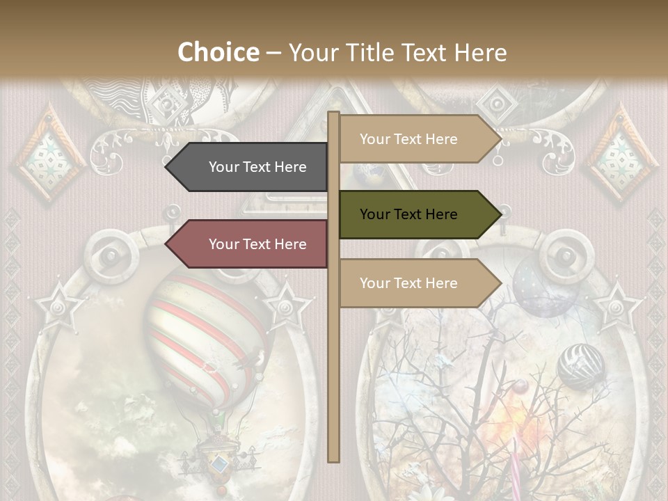 Tale Magic Deserted PowerPoint Template