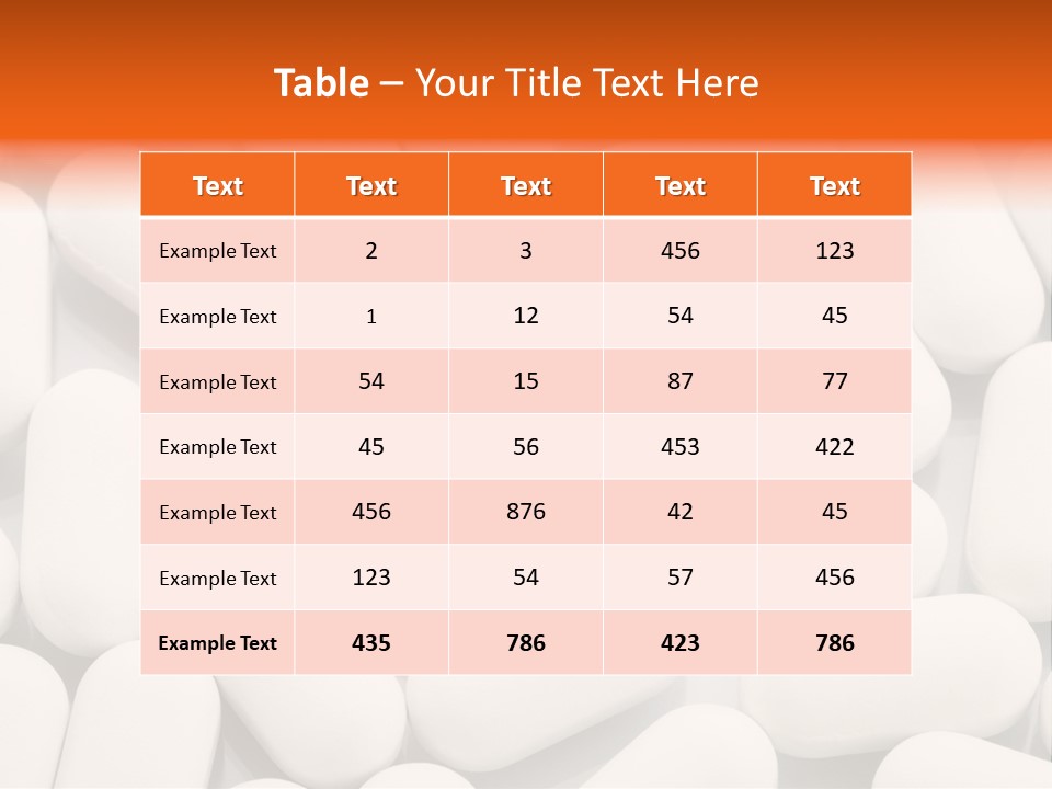 Pharmaceutical Therapy White PowerPoint Template