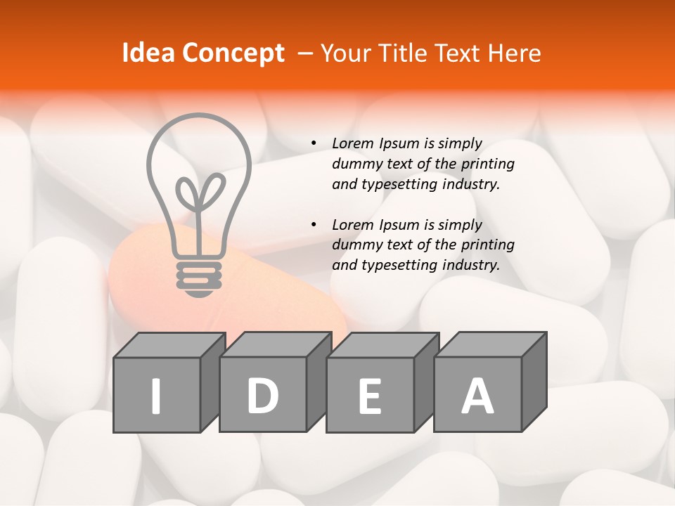 Pharmaceutical Therapy White PowerPoint Template