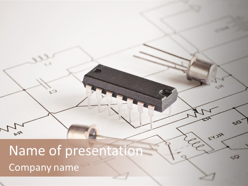 Microchip Electronic Project PowerPoint Template