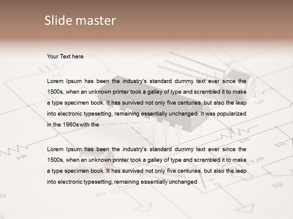 Microchip Electronic Project PowerPoint Template