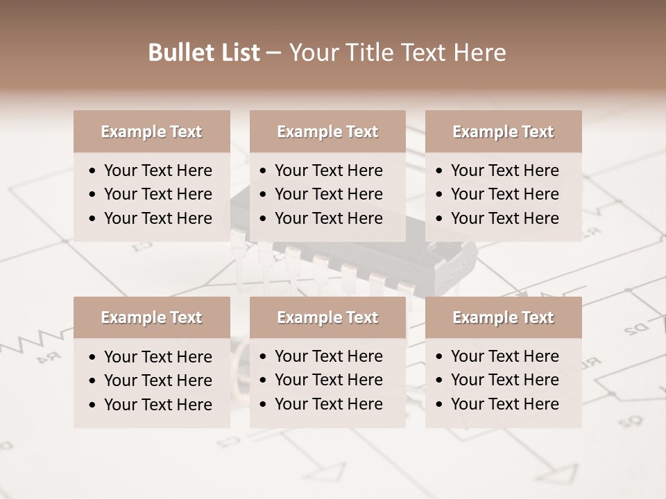 Microchip Electronic Project PowerPoint Template
