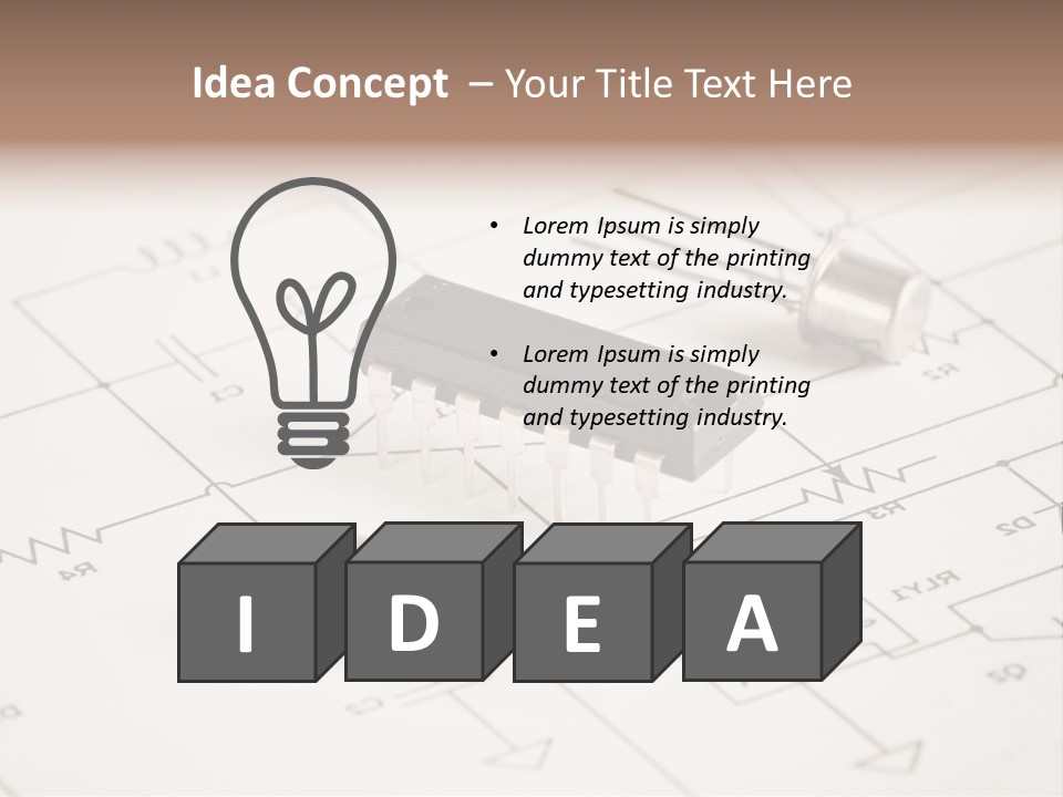 Microchip Electronic Project PowerPoint Template