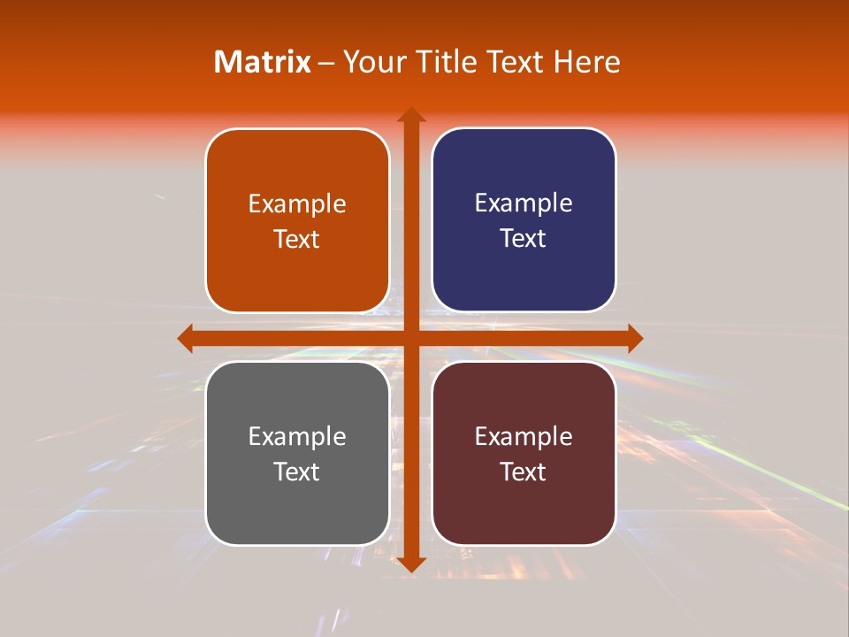 Futuristic Infinity Illustration PowerPoint Template
