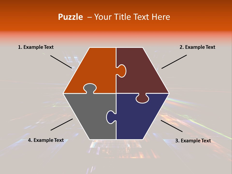 Futuristic Infinity Illustration PowerPoint Template