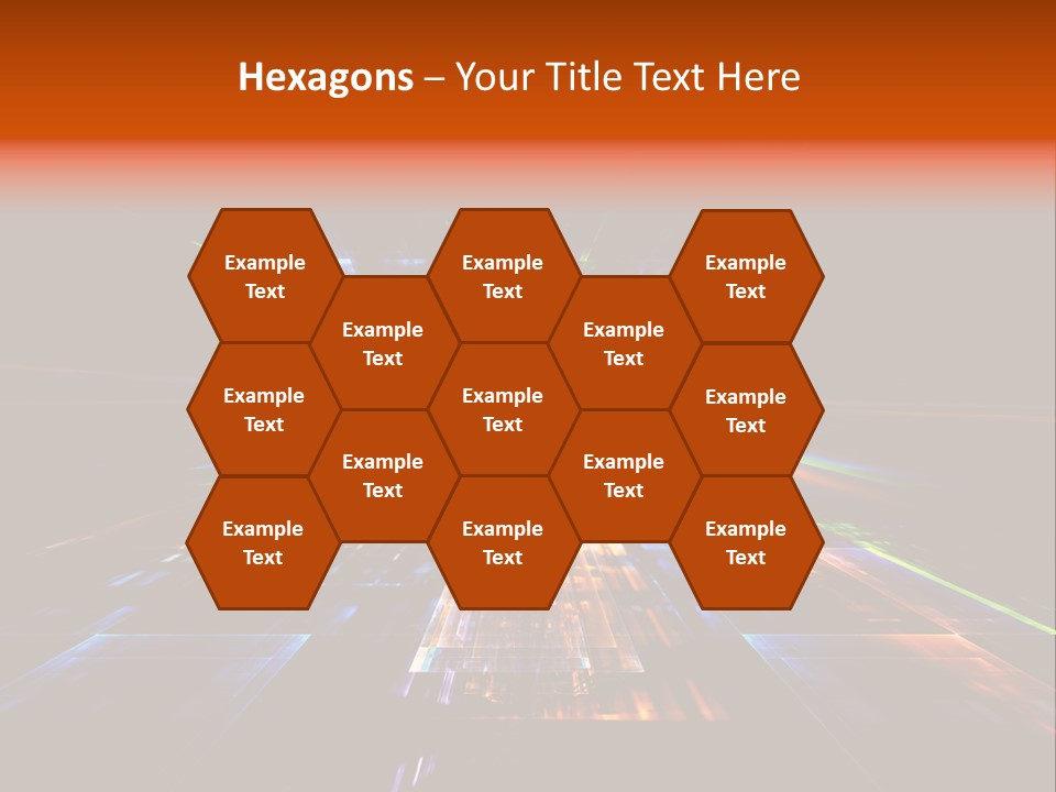 Futuristic Infinity Illustration PowerPoint Template