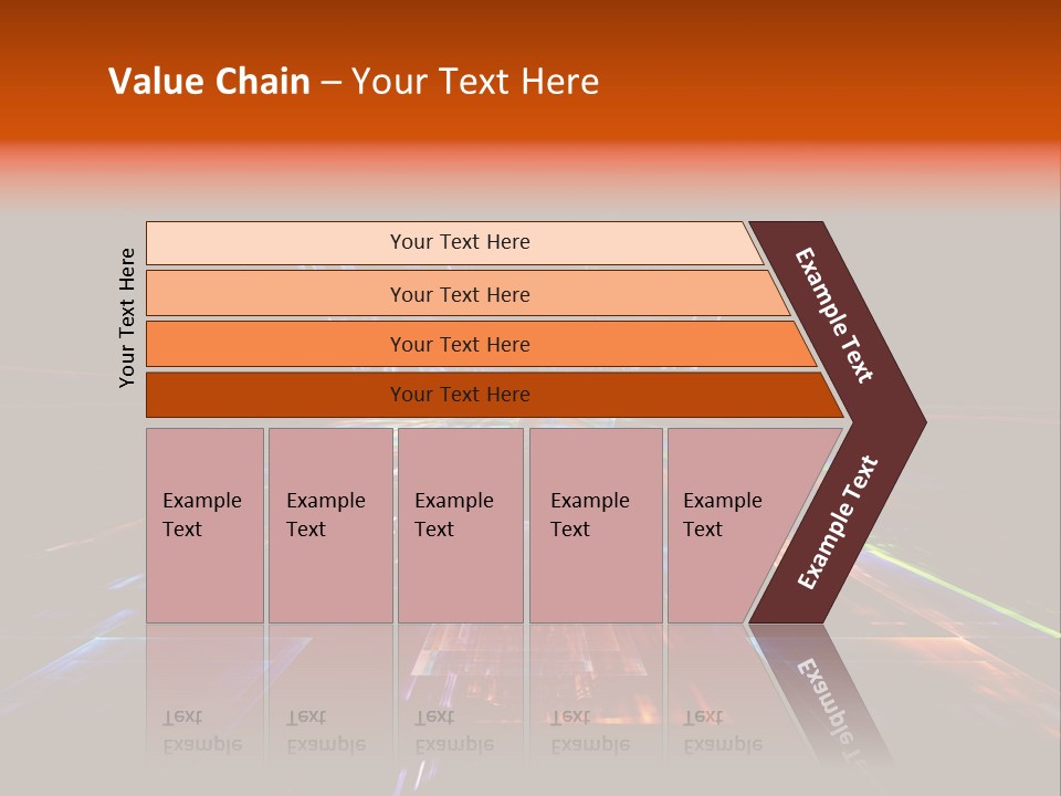 Futuristic Infinity Illustration PowerPoint Template