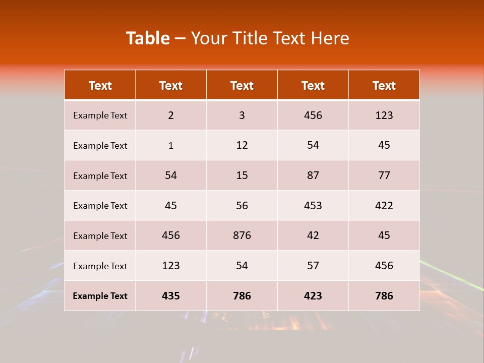 Futuristic Infinity Illustration PowerPoint Template
