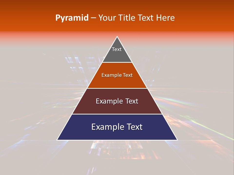 Futuristic Infinity Illustration PowerPoint Template