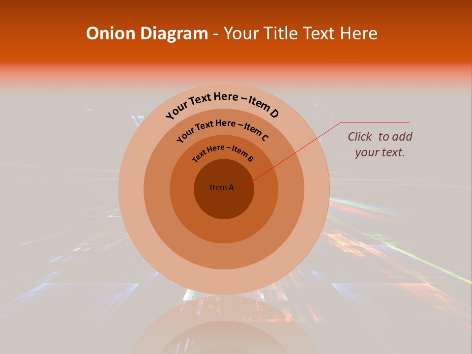 Futuristic Infinity Illustration PowerPoint Template