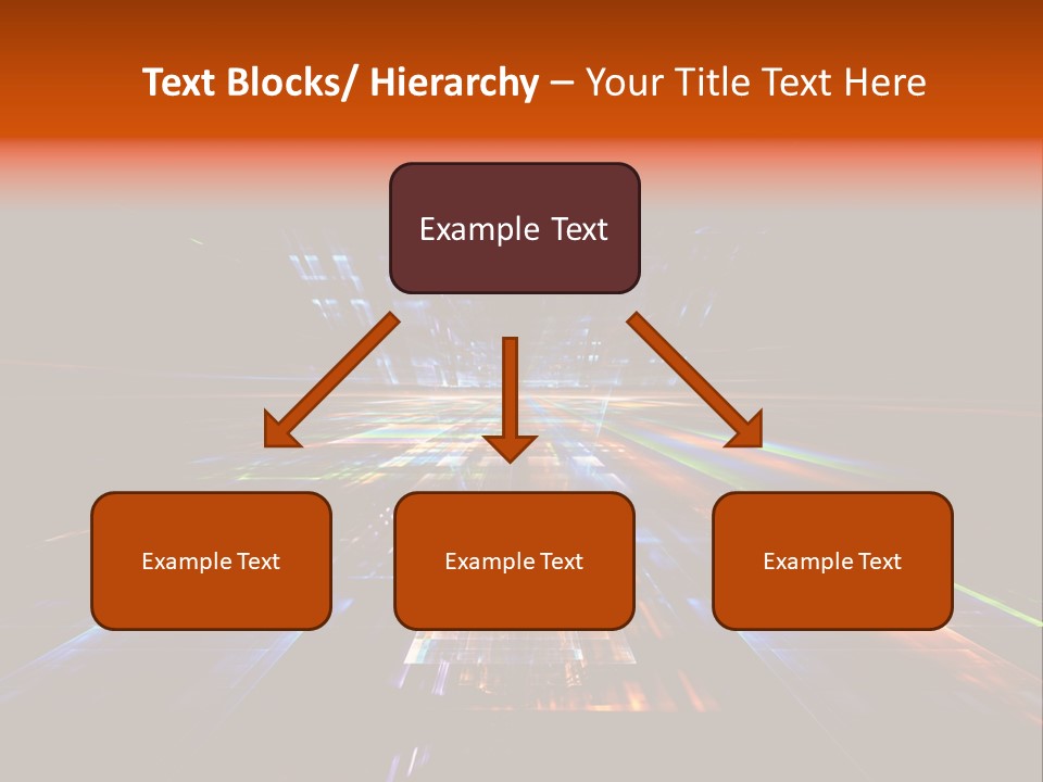 Futuristic Infinity Illustration PowerPoint Template
