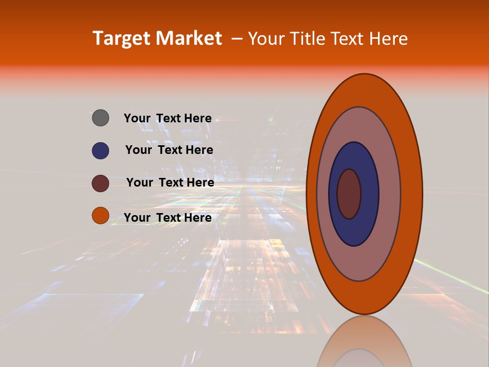 Futuristic Infinity Illustration PowerPoint Template