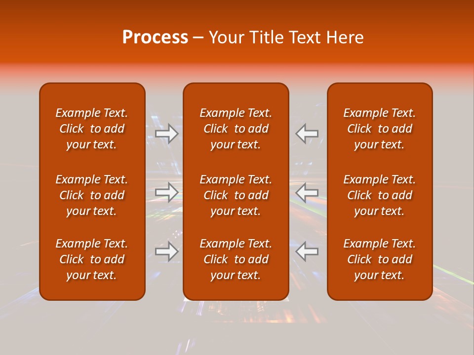 Futuristic Infinity Illustration PowerPoint Template