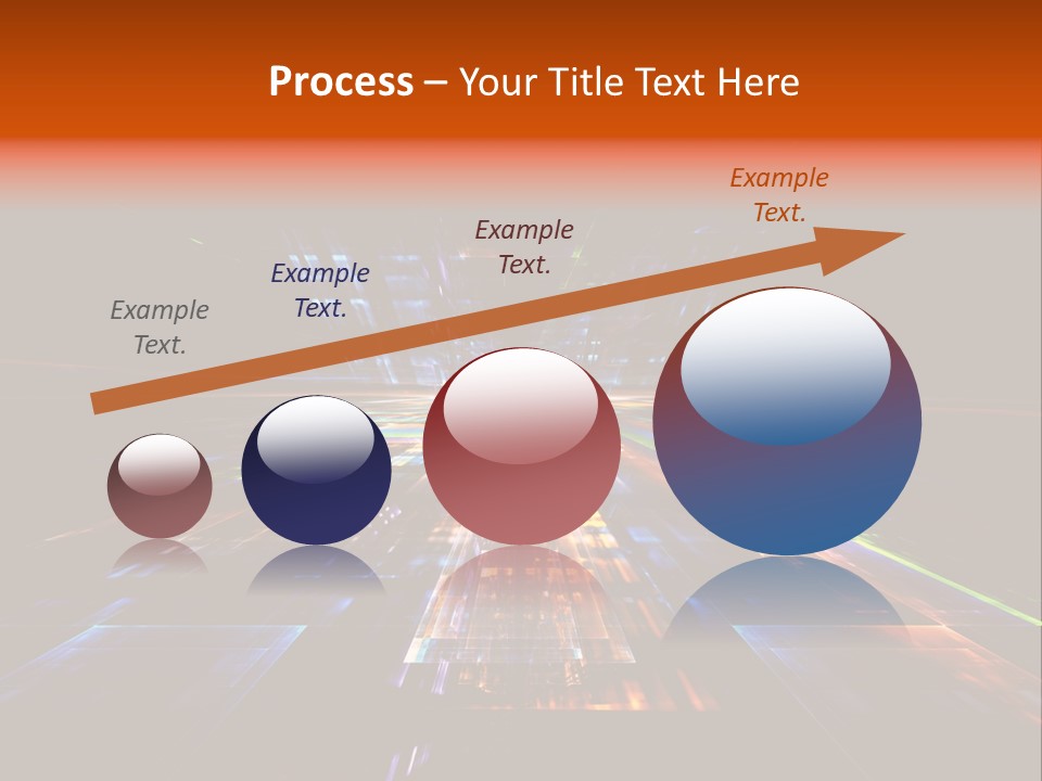 Futuristic Infinity Illustration PowerPoint Template