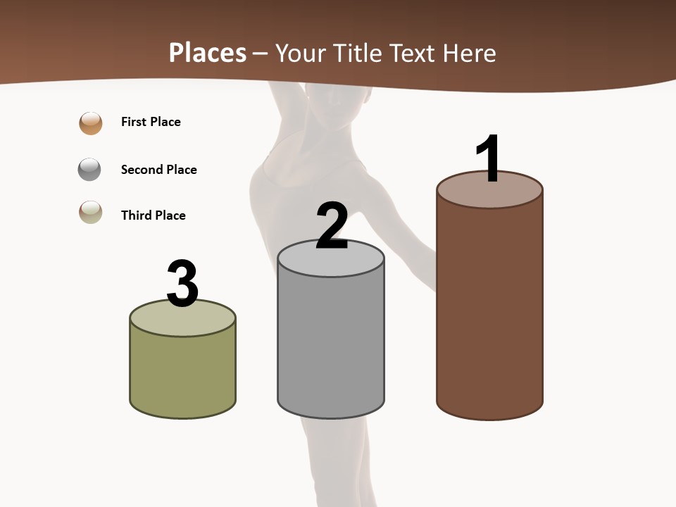 Theatrical Girl Sensuality PowerPoint Template