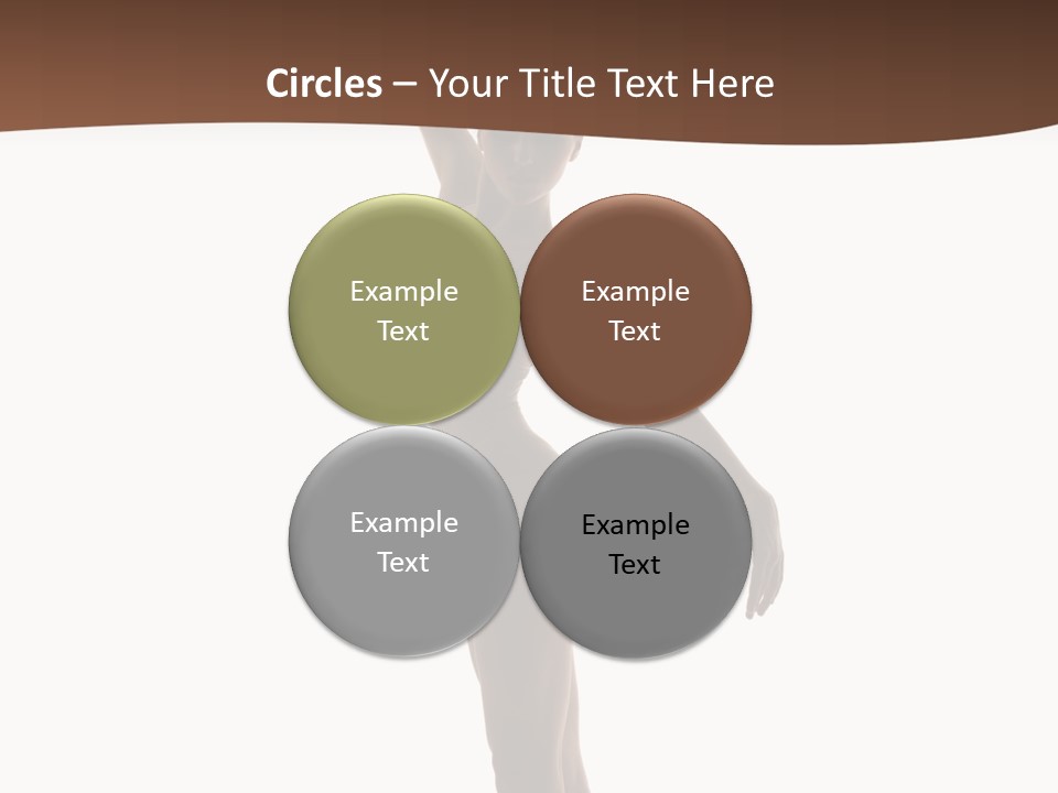 Theatrical Girl Sensuality PowerPoint Template