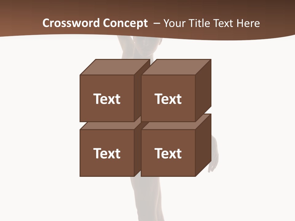 Theatrical Girl Sensuality PowerPoint Template