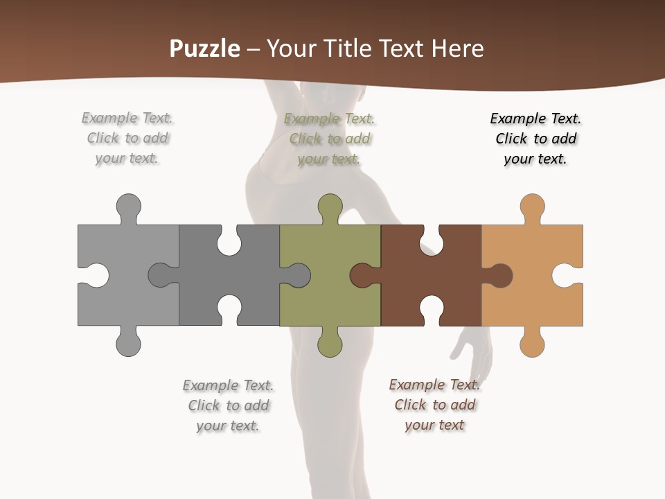 Theatrical Girl Sensuality PowerPoint Template