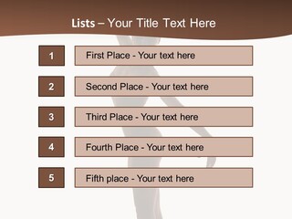 Theatrical Girl Sensuality PowerPoint Template