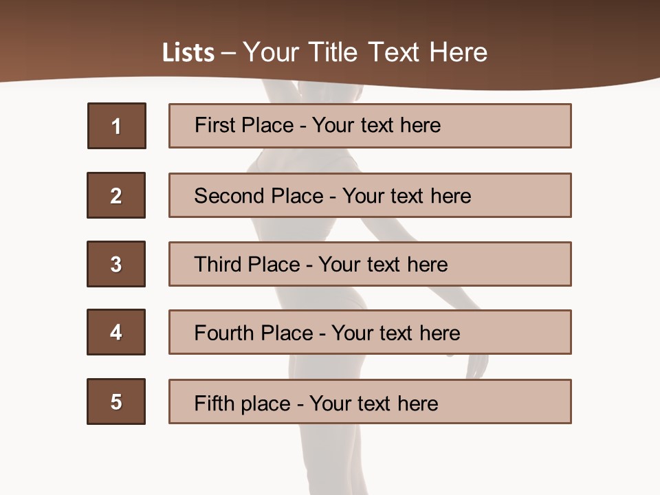 Theatrical Girl Sensuality PowerPoint Template