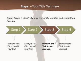 Theatrical Girl Sensuality PowerPoint Template