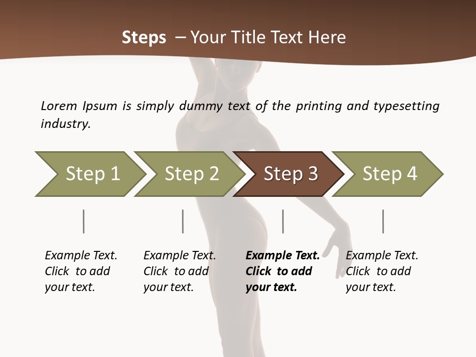 Theatrical Girl Sensuality PowerPoint Template