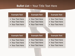 Theatrical Girl Sensuality PowerPoint Template