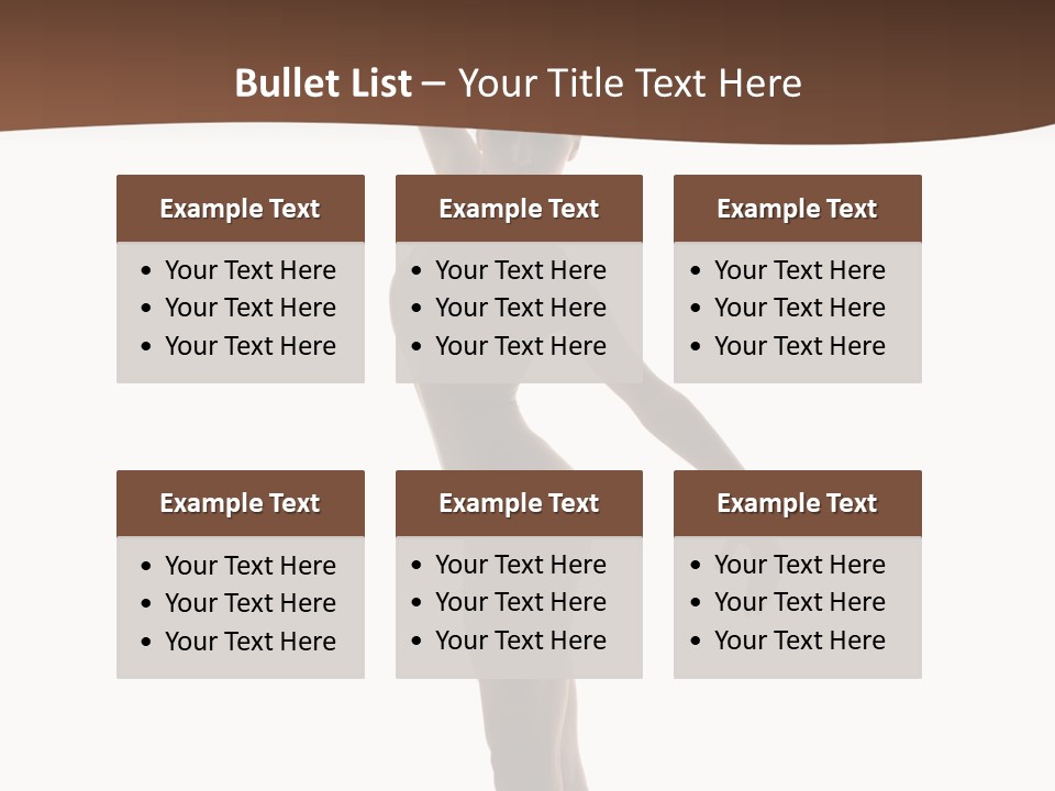 Theatrical Girl Sensuality PowerPoint Template