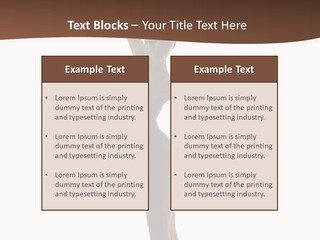 Theatrical Girl Sensuality PowerPoint Template