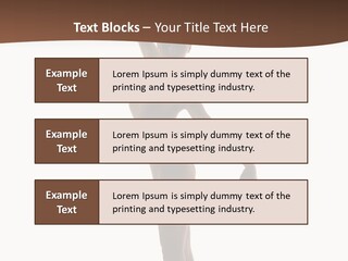 Theatrical Girl Sensuality PowerPoint Template