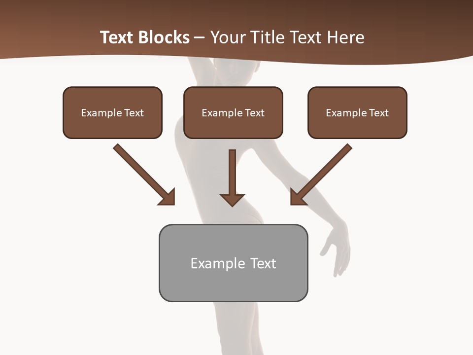 Theatrical Girl Sensuality PowerPoint Template