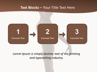 Theatrical Girl Sensuality PowerPoint Template