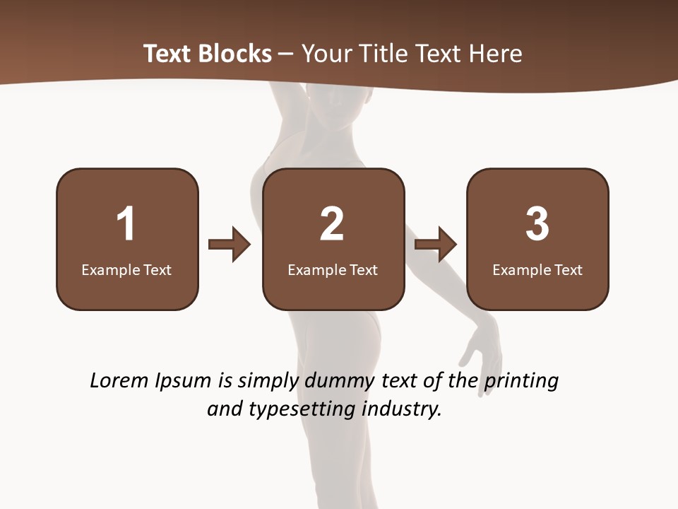 Theatrical Girl Sensuality PowerPoint Template