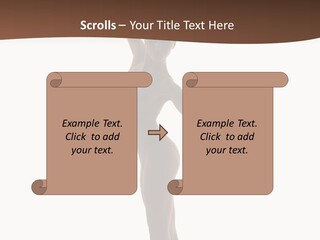 Theatrical Girl Sensuality PowerPoint Template