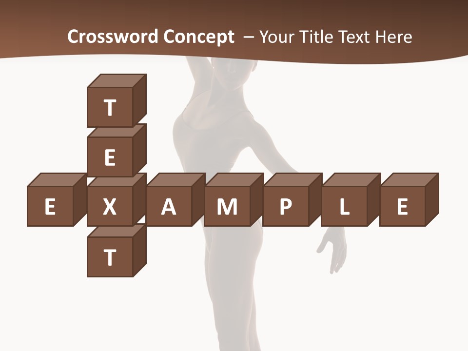 Theatrical Girl Sensuality PowerPoint Template