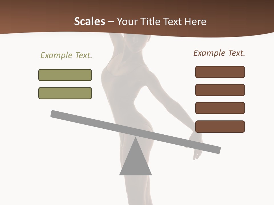 Theatrical Girl Sensuality PowerPoint Template