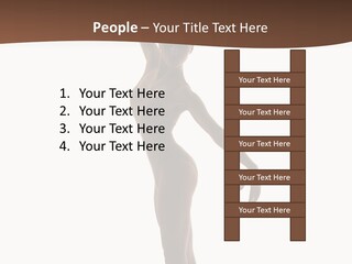 Theatrical Girl Sensuality PowerPoint Template